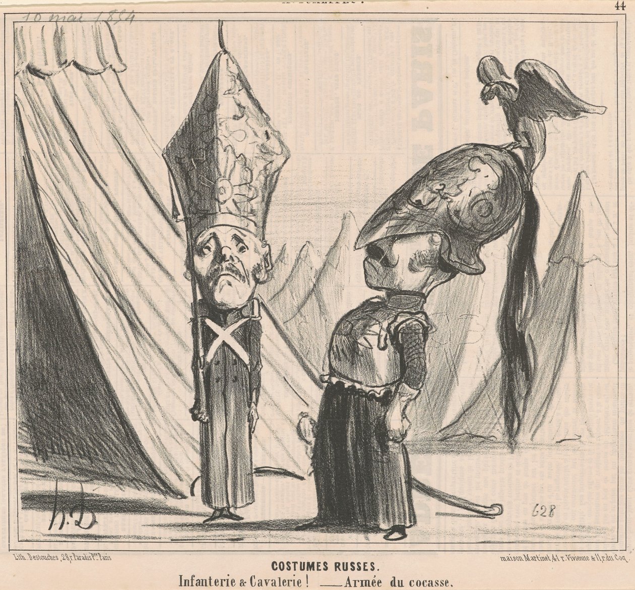 Russes jelmezek alkotó: Honoré Daumier