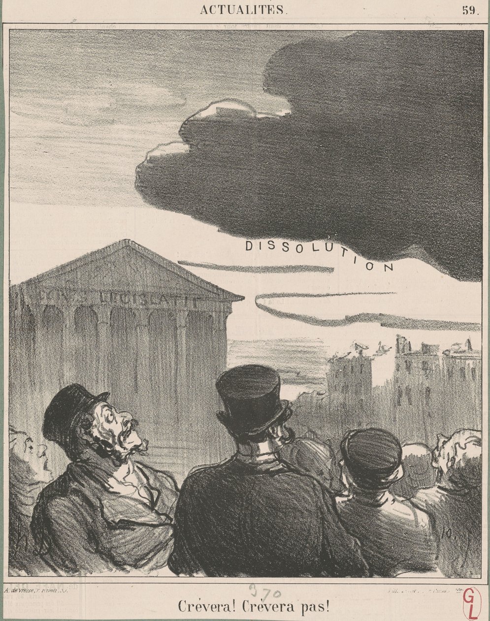 teremteni fog! Nem fog létrehozni! alkotó: Honoré Daumier