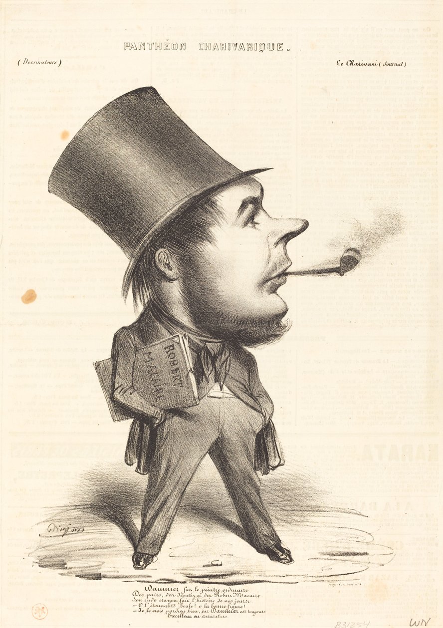 Daumier a hétköznapi festő volt... alkotó: Honoré Daumier