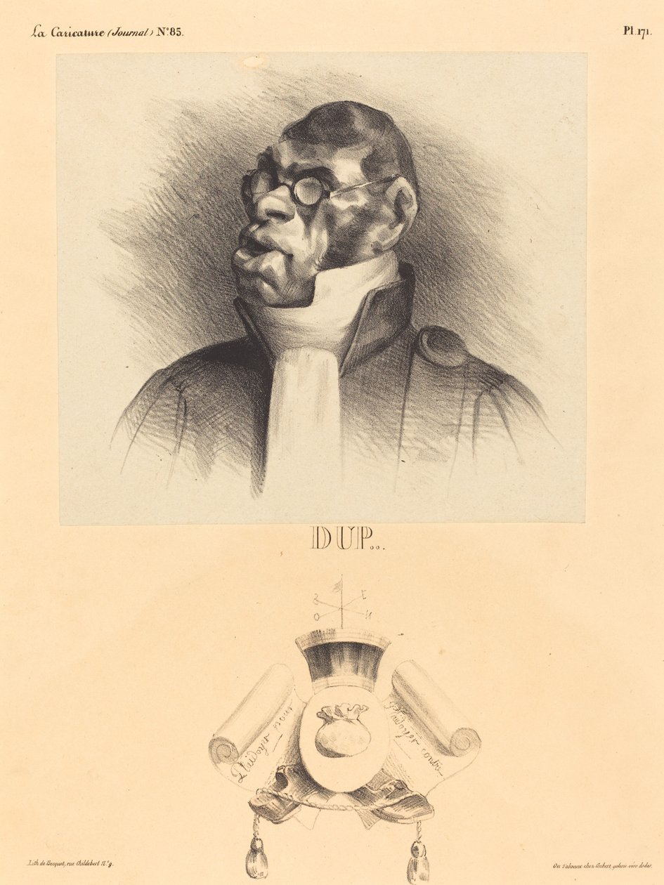 idősebb dupin alkotó: Honoré Daumier