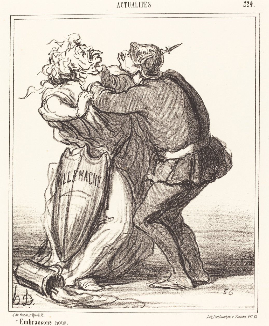 Csókolózzunk alkotó: Honoré Daumier