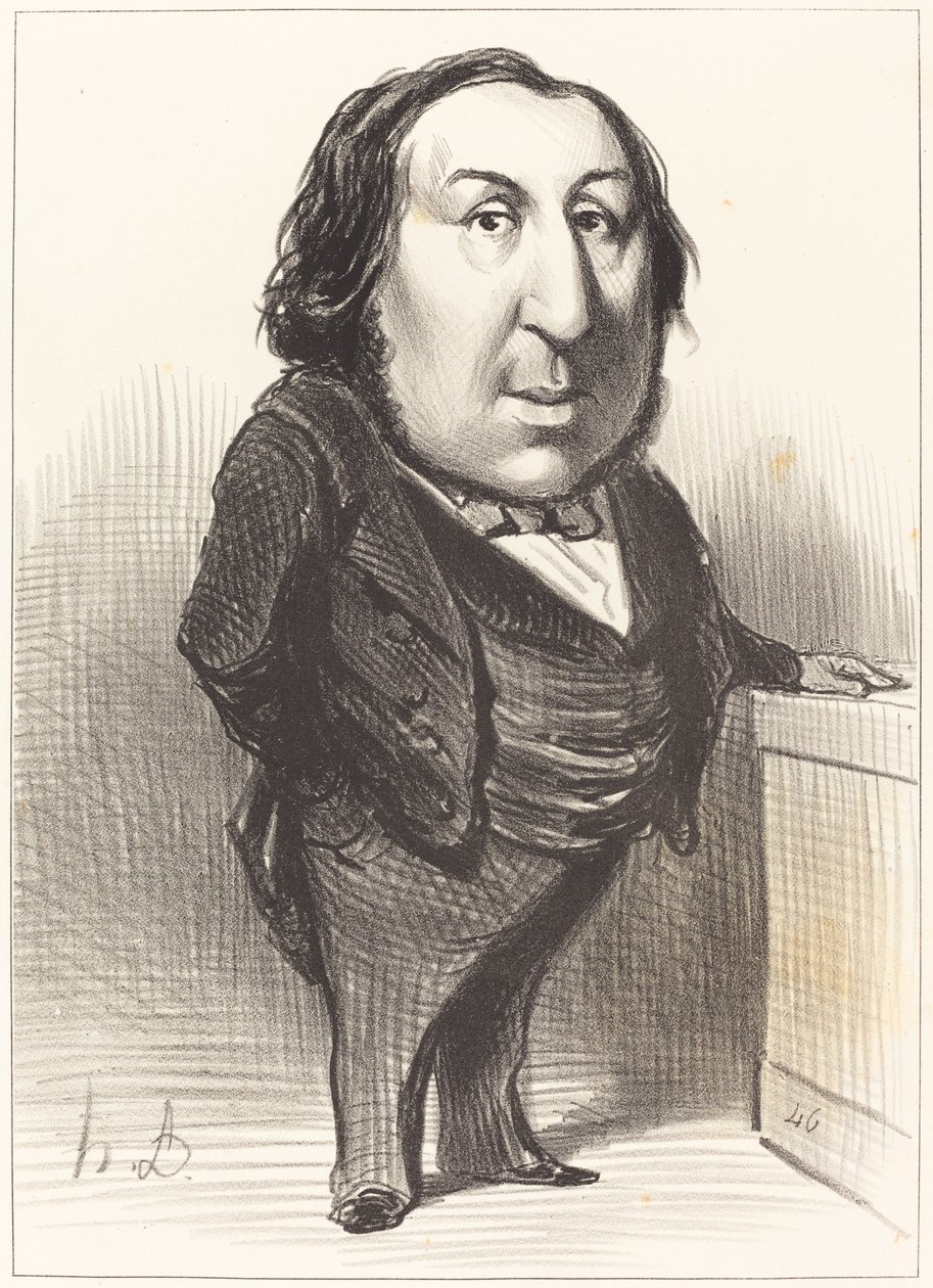 Emmanuel Arago alkotó: Honoré Daumier