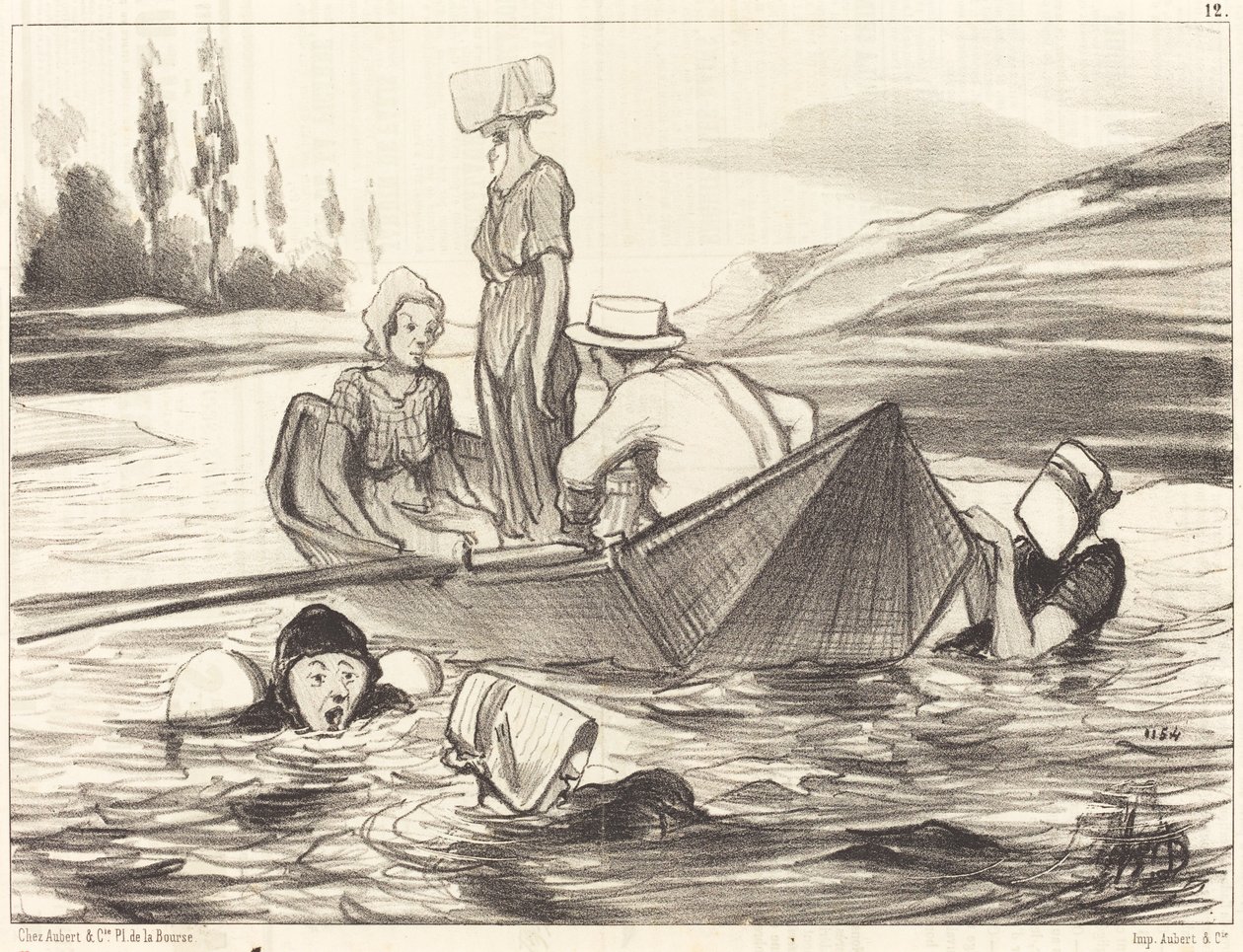 Teljes vízben alkotó: Honoré Daumier