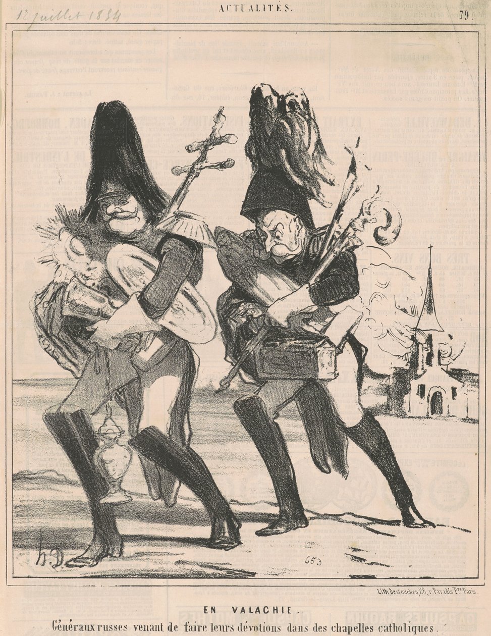 Valachiában alkotó: Honoré Daumier
