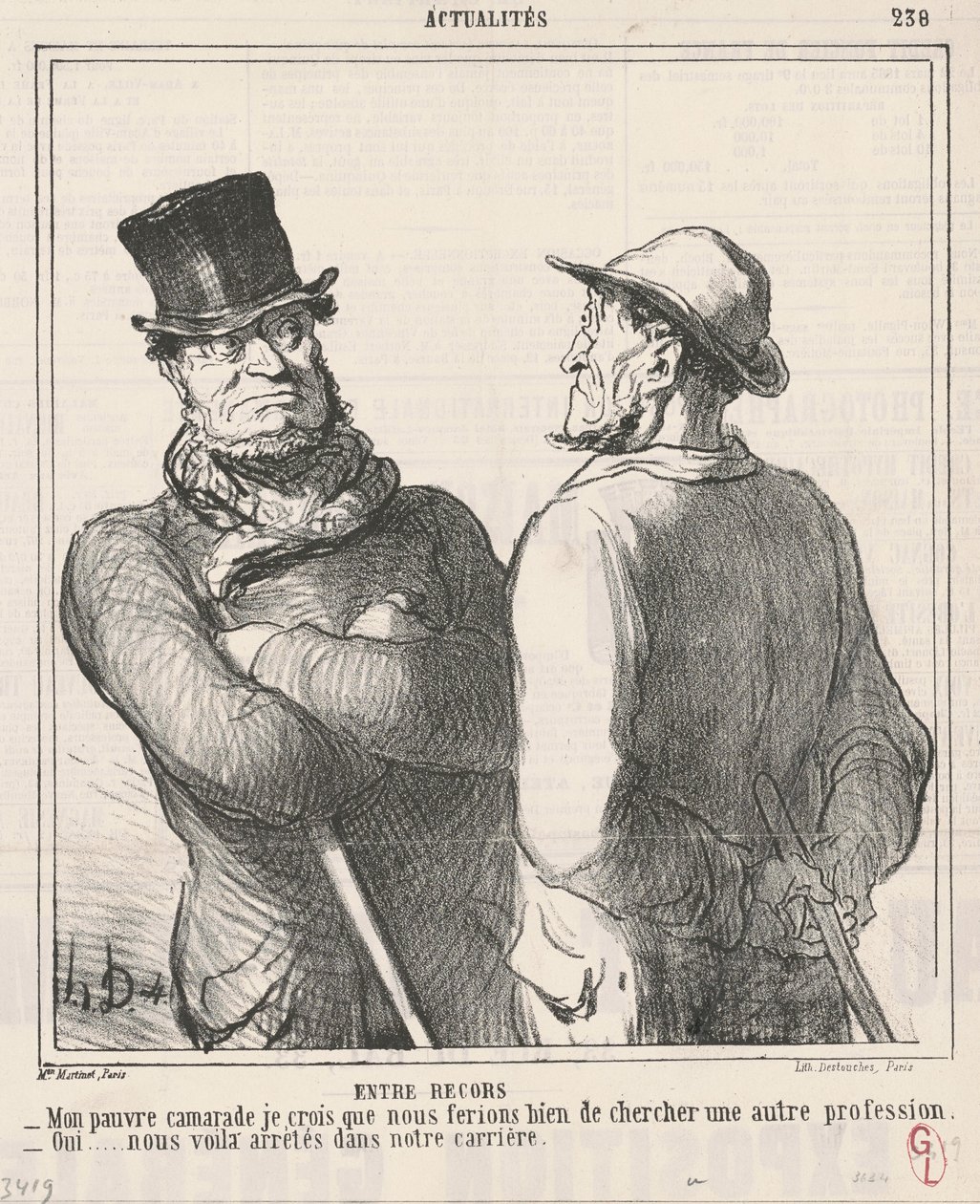 Az emlékek között alkotó: Honoré Daumier