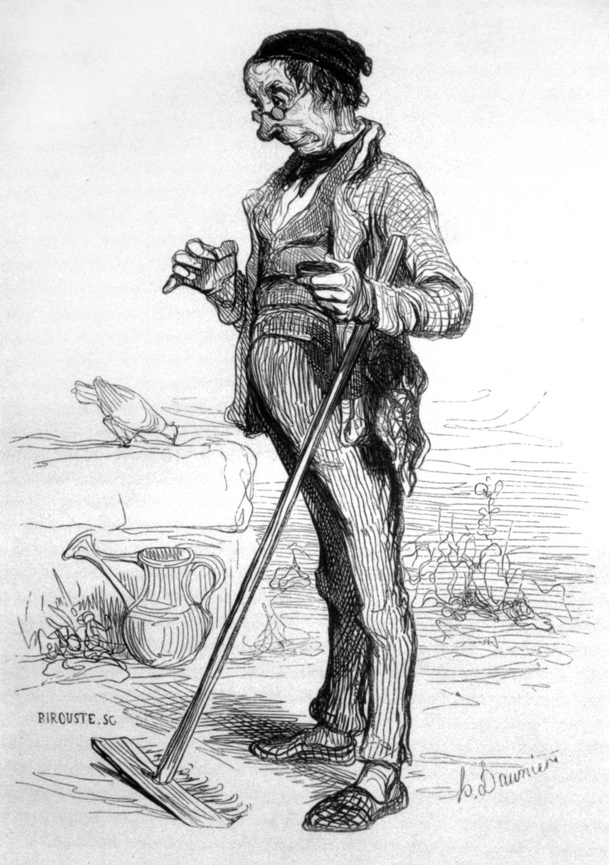 Kertészeti járadékos alkotó: Honoré Daumier