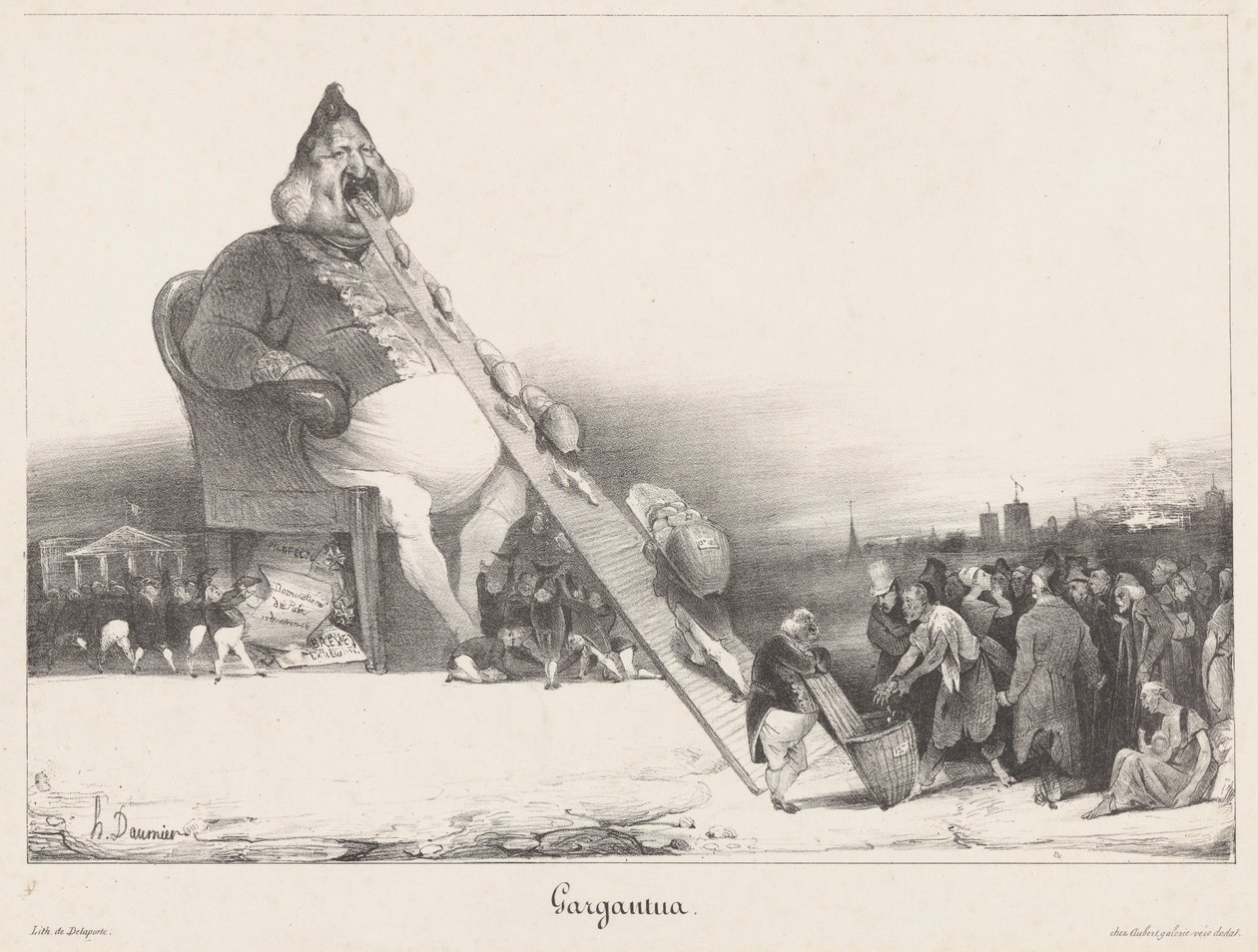 Gargantua alkotó: Honoré Daumier