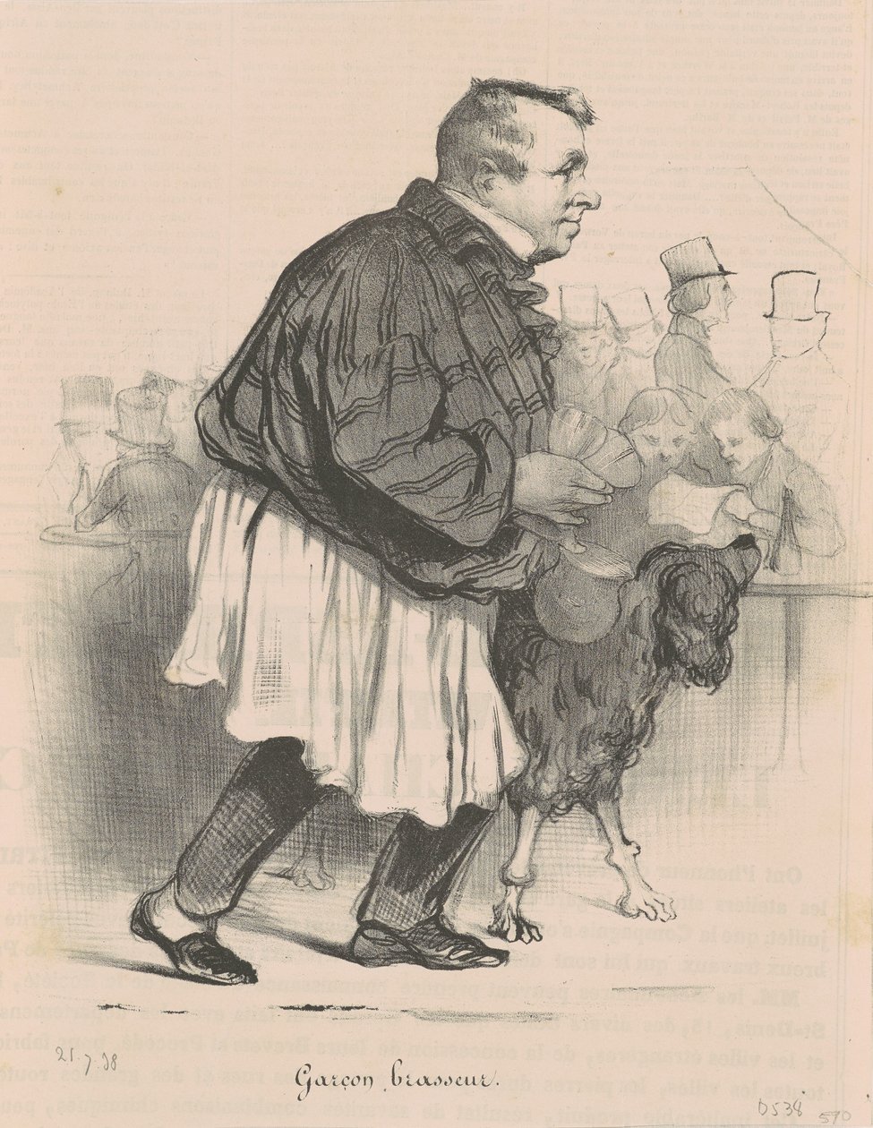 Brewer Boy... alkotó: Honoré Daumier