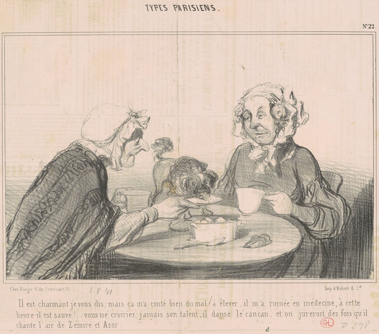 Elbűvölő, mondom... alkotó: Honoré Daumier