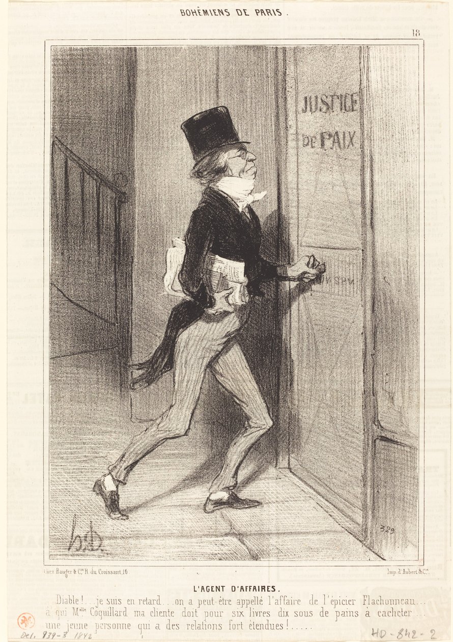 Üzleti ügynök alkotó: Honoré Daumier