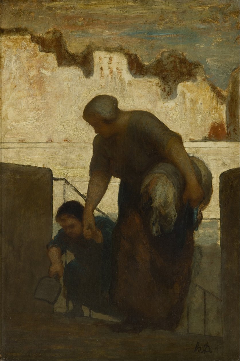 A mosónő alkotó: Honoré Daumier