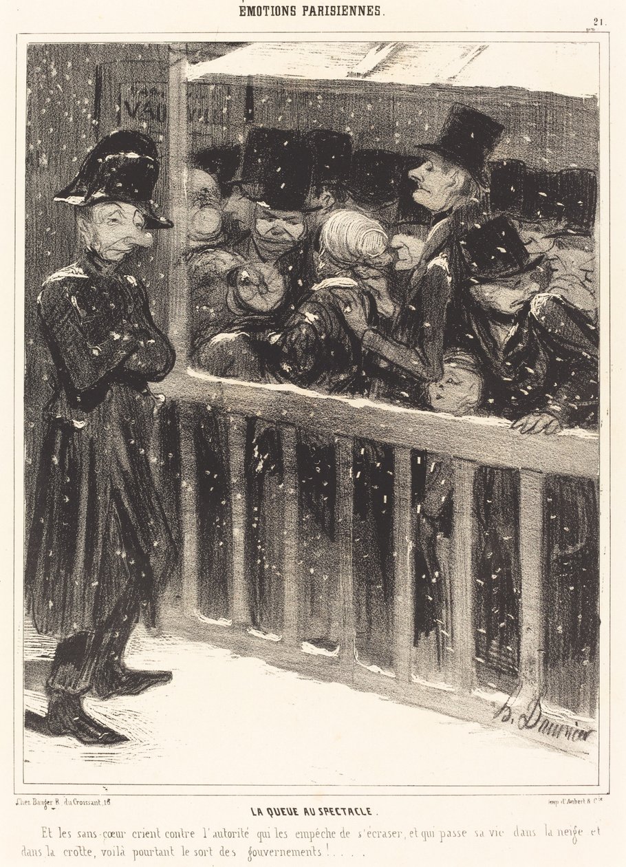 Sor a kiállításon alkotó: Honoré Daumier
