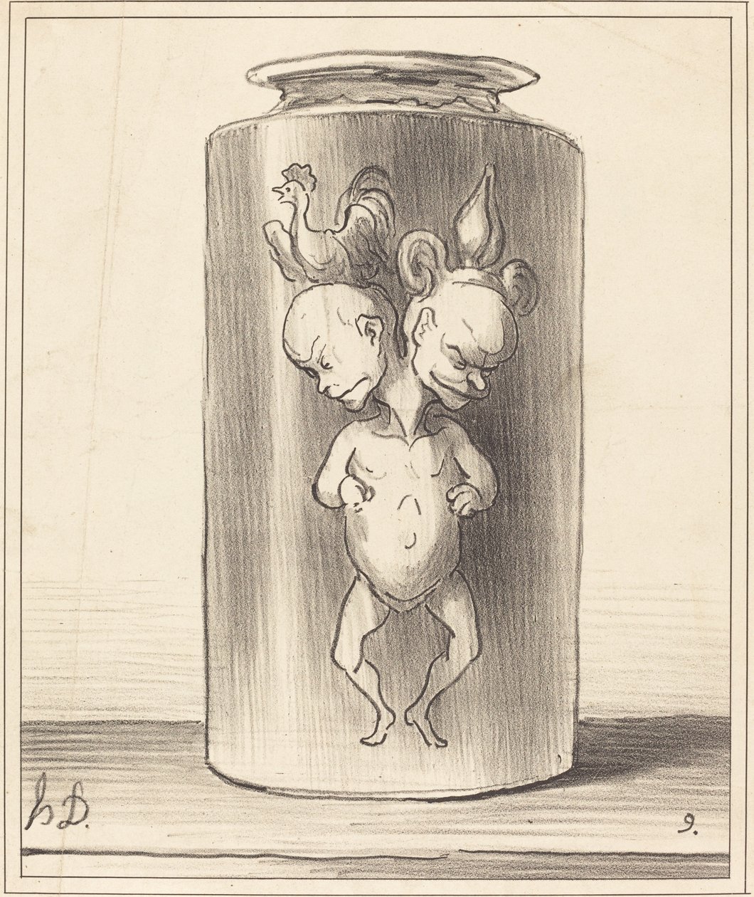 Fúzió alkotó: Honoré Daumier