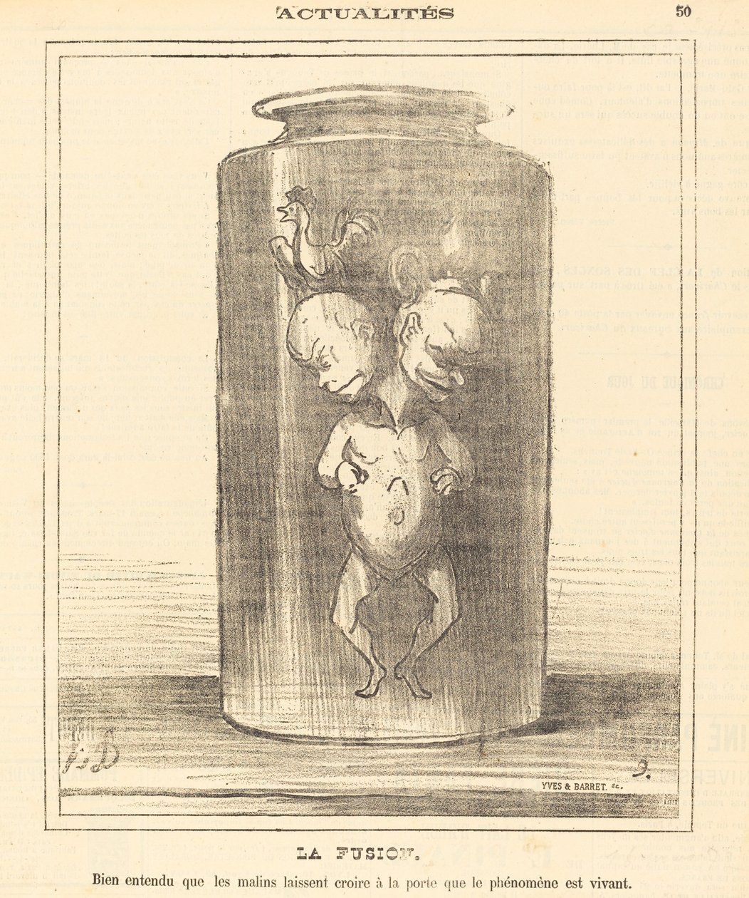 Fúzió alkotó: Honoré Daumier