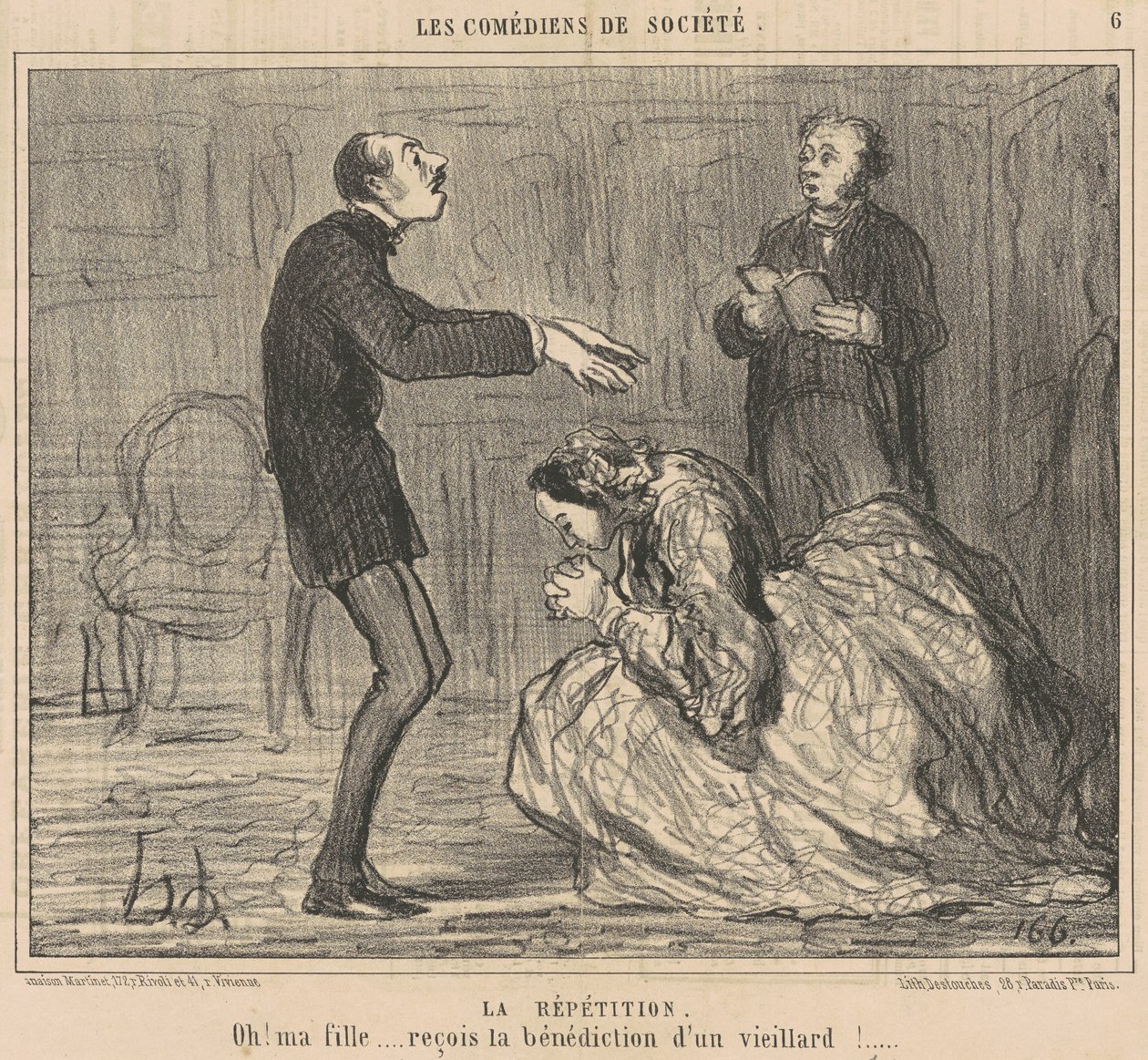 Ismétlés alkotó: Honoré Daumier