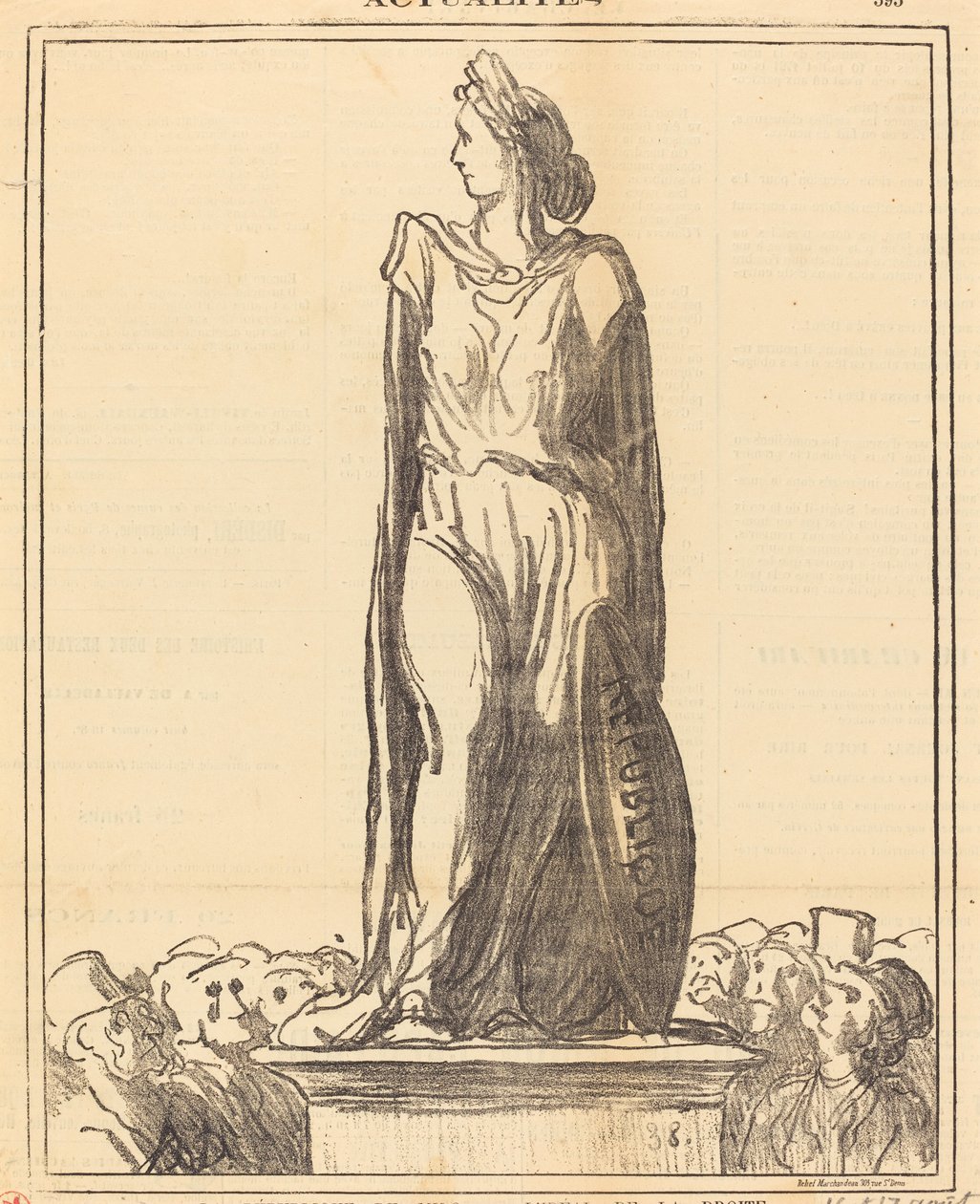 A Milói Köztársaság... alkotó: Honoré Daumier