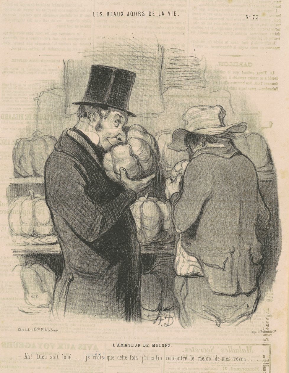 A dinnyeimádó alkotó: Honoré Daumier