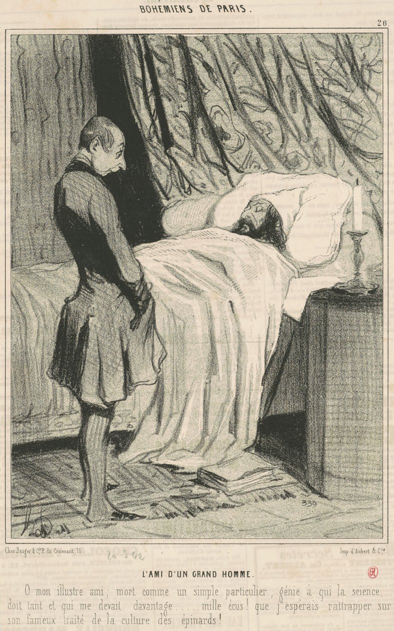 Egy nagyszerű ember barátja alkotó: Honoré Daumier
