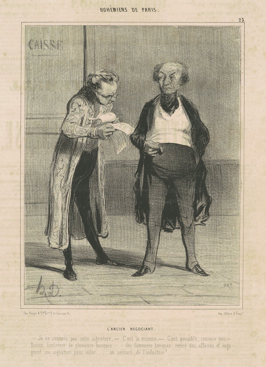 Az öreg kereskedő alkotó: Honoré Daumier