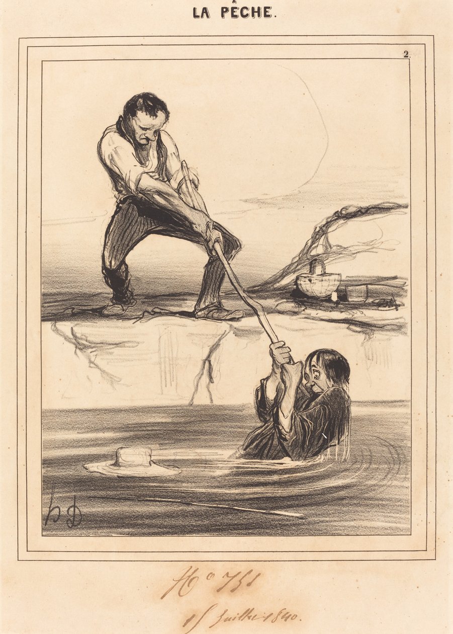 A Barbillon magában foglalja... alkotó: Honoré Daumier