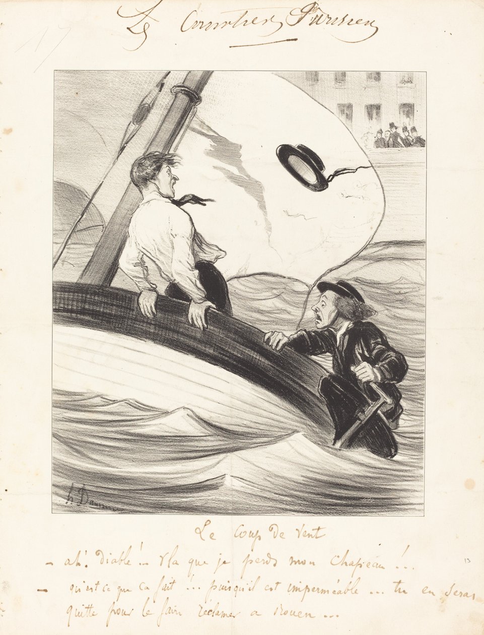 A széllökés alkotó: Honoré Daumier