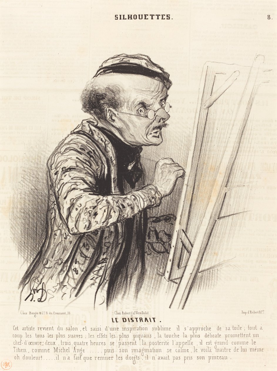 The Distracted alkotó: Honoré Daumier