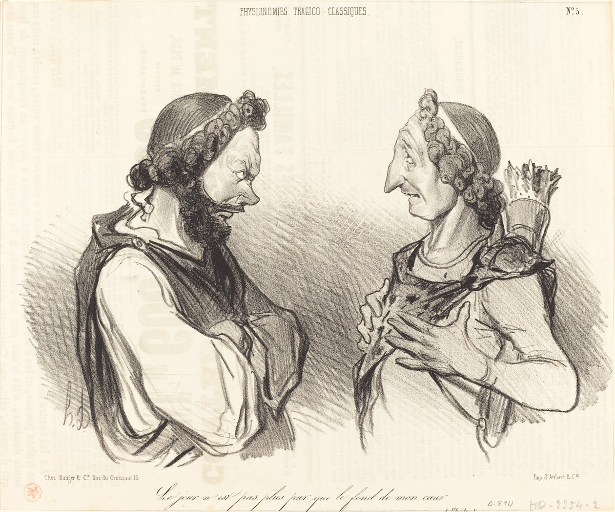 A nap sem tisztább... alkotó: Honoré Daumier