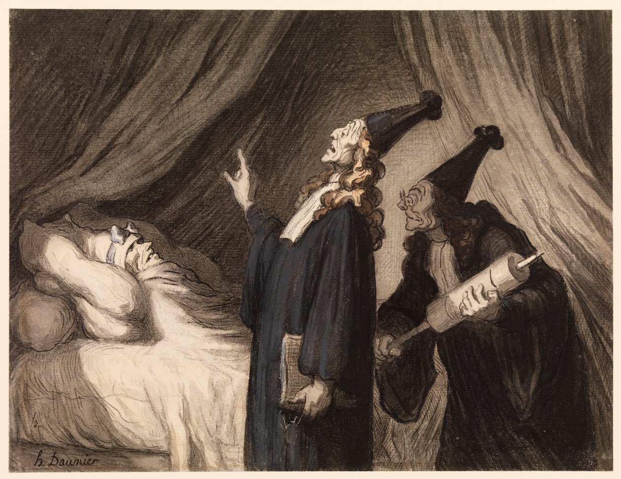 Képzelt beteg alkotó: Honoré Daumier