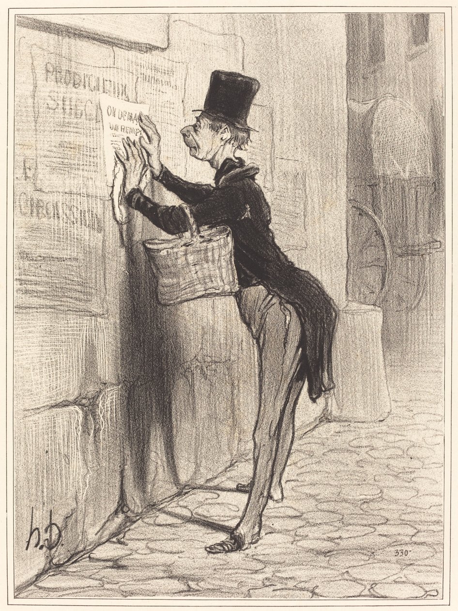 A Helyező alkotó: Honoré Daumier