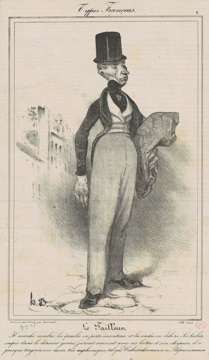 A szabó alkotó: Honoré Daumier
