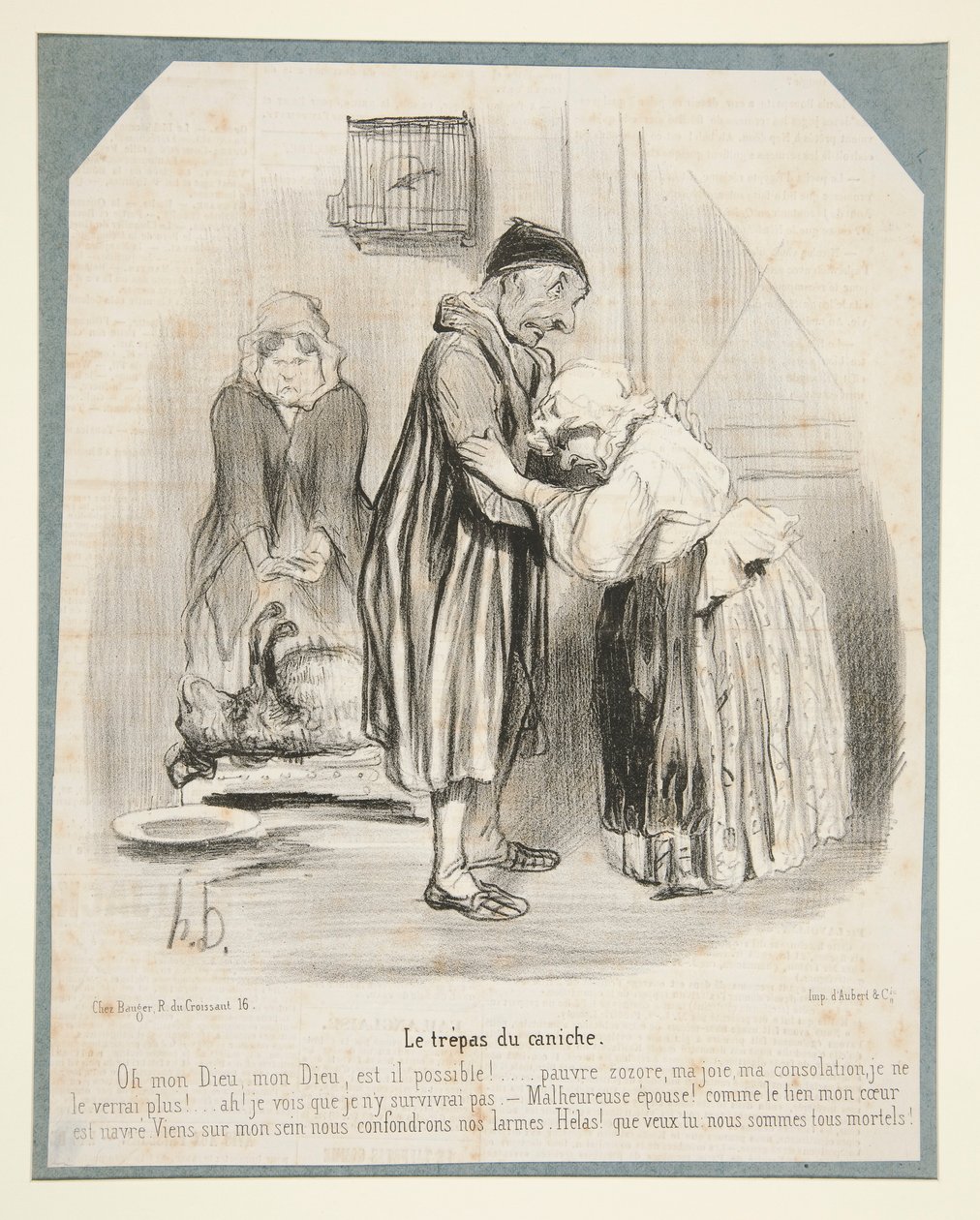 Az uszkár Trepas alkotó: Honoré Daumier