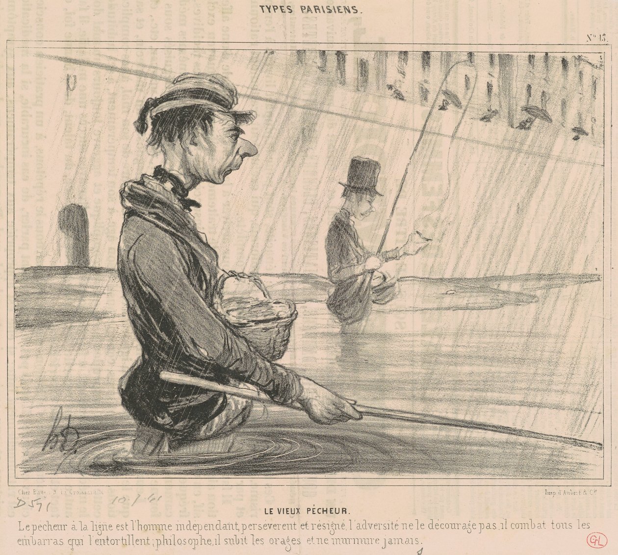 Az Öreg Bűnös alkotó: Honoré Daumier