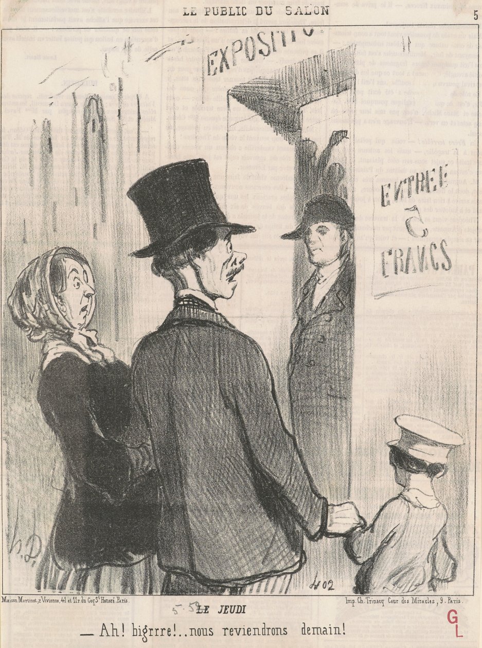 csütörtök alkotó: Honoré Daumier