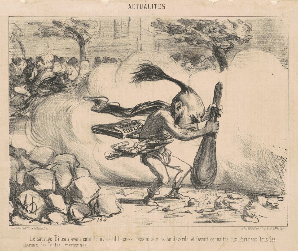 A vad bineau, amelynek... alkotó: Honoré Daumier
