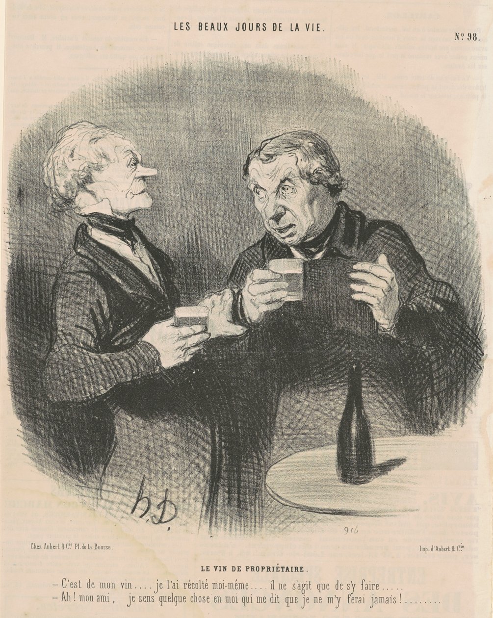 A tulajdonos bora alkotó: Honoré Daumier