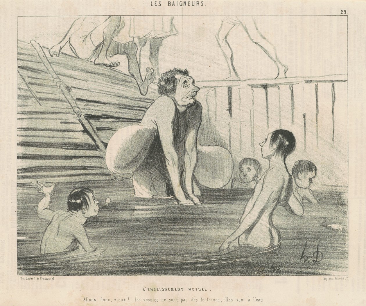 Kölcsönös tanítás alkotó: Honoré Daumier