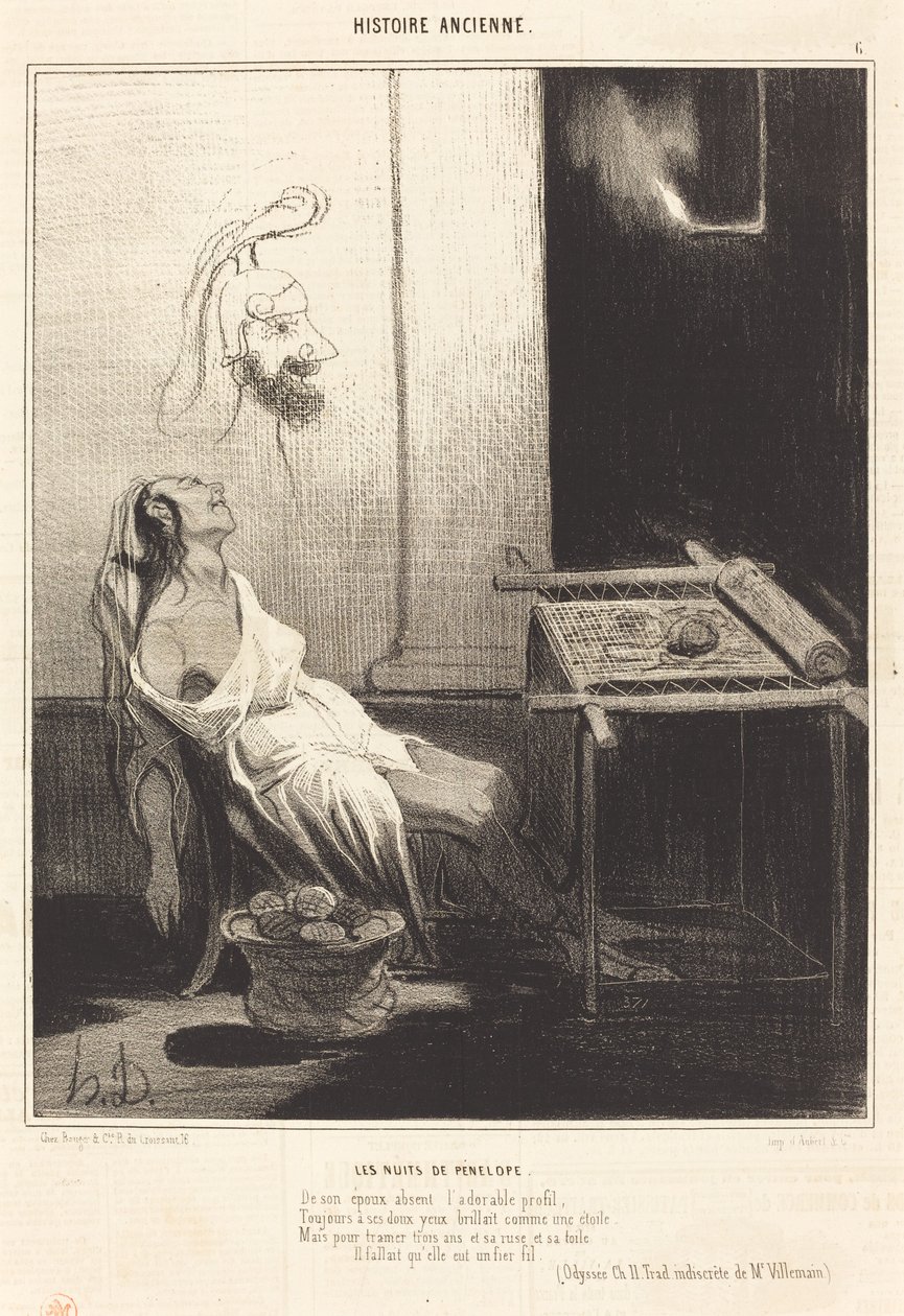 Penelope éjszakái alkotó: Honoré Daumier
