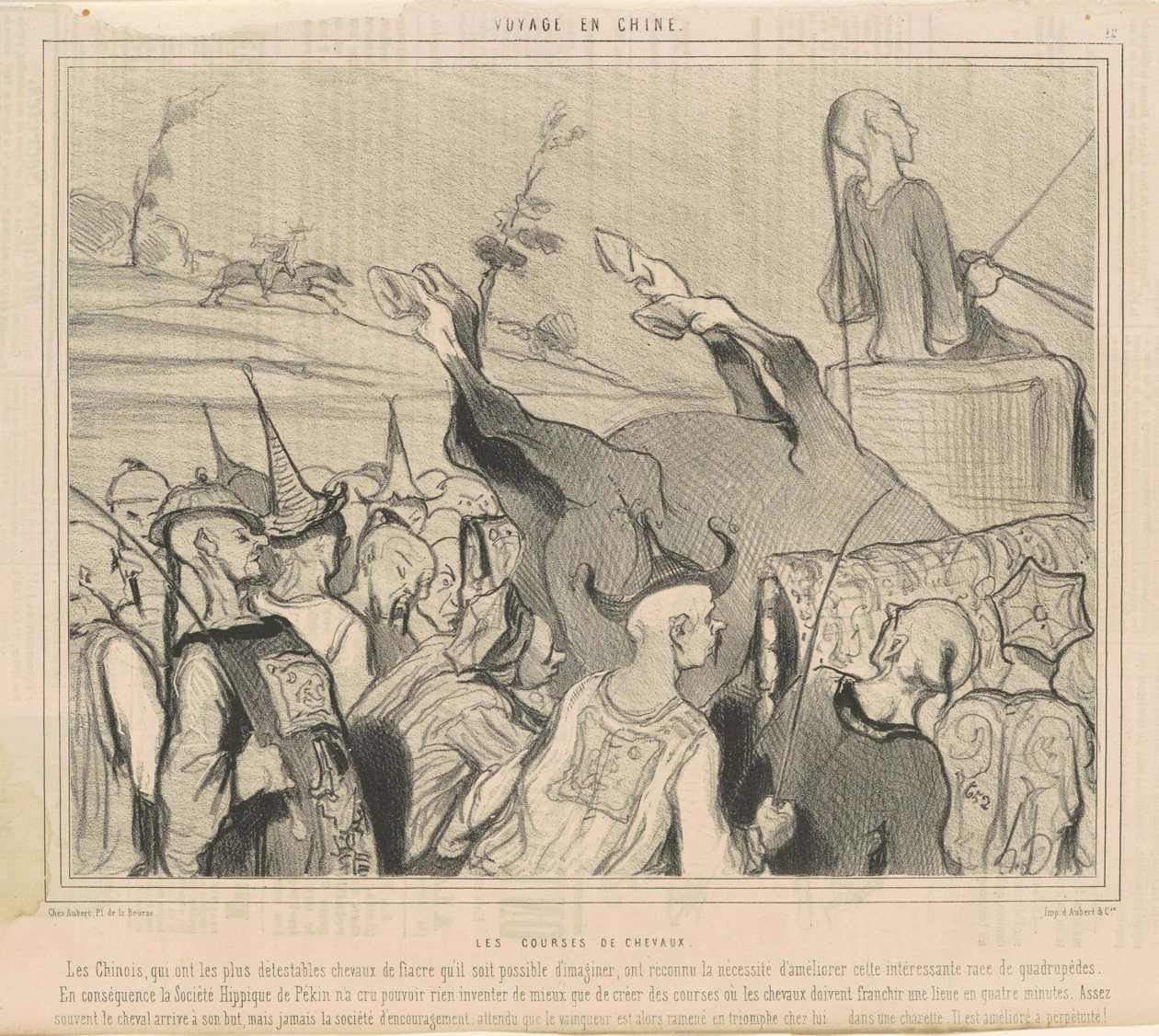 Lóverseny alkotó: Honoré Daumier