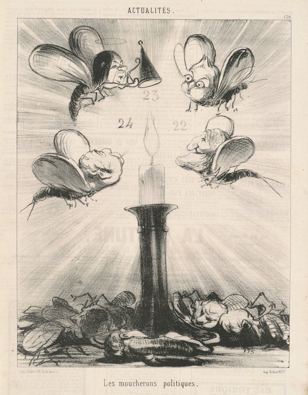 A politikai szúnyogok alkotó: Honoré Daumier