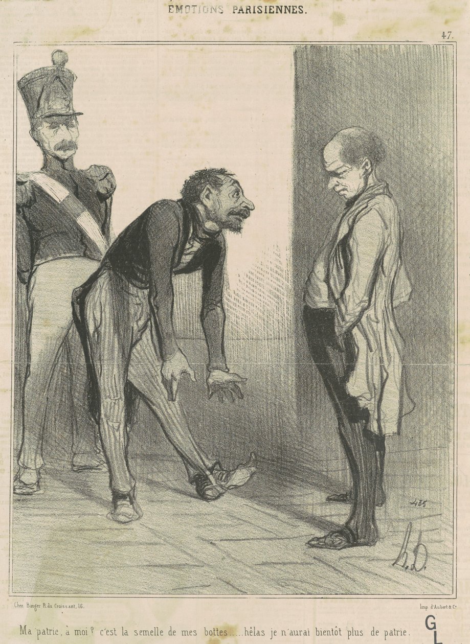 Hazám, enyém?... alkotó: Honoré Daumier