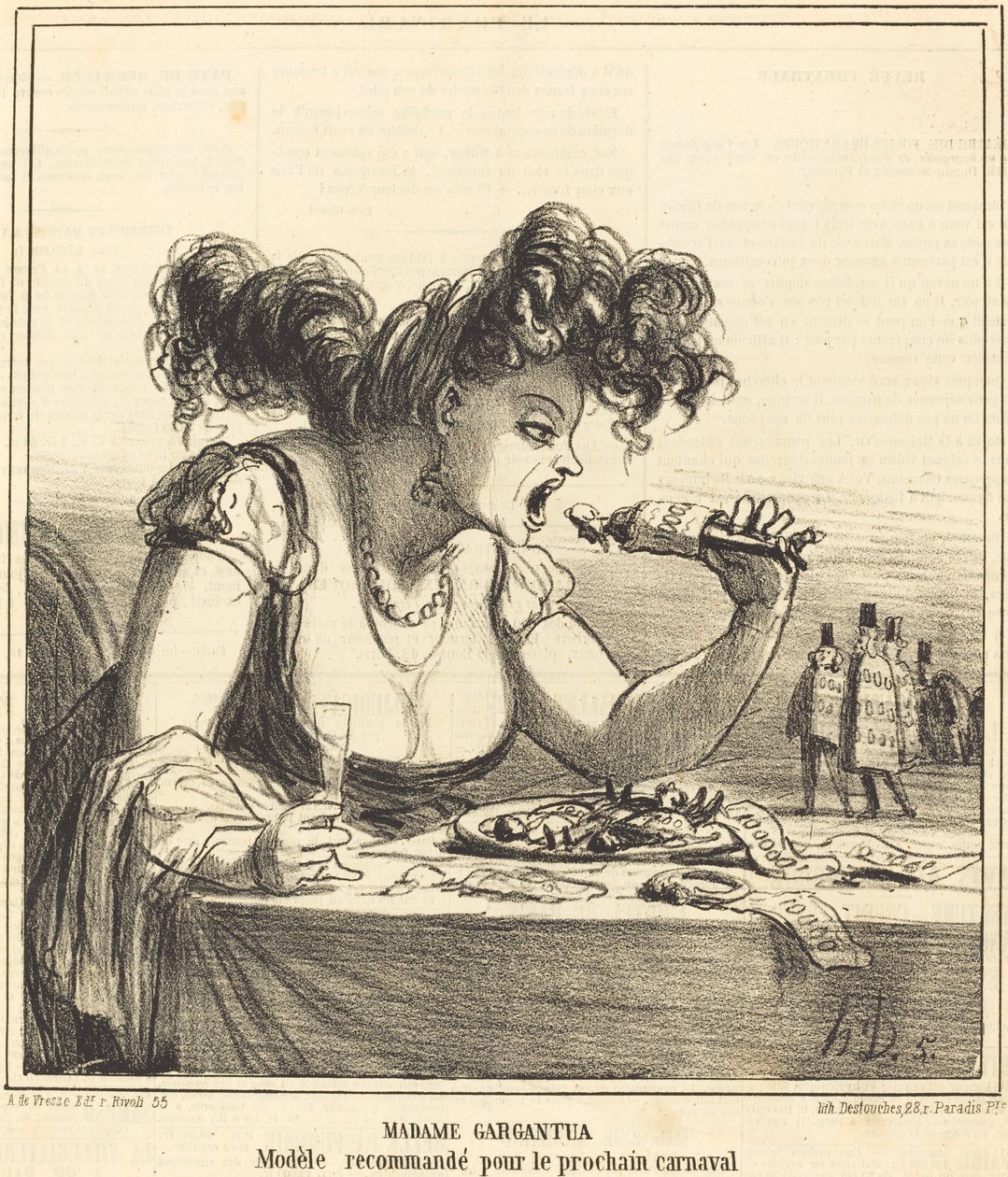 Madam Gargantua alkotó: Honoré Daumier