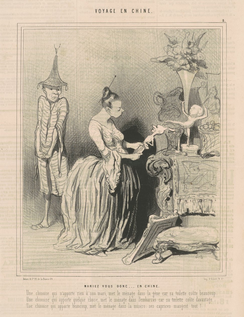 Szóval házasodj meg... Kínában alkotó: Honoré Daumier