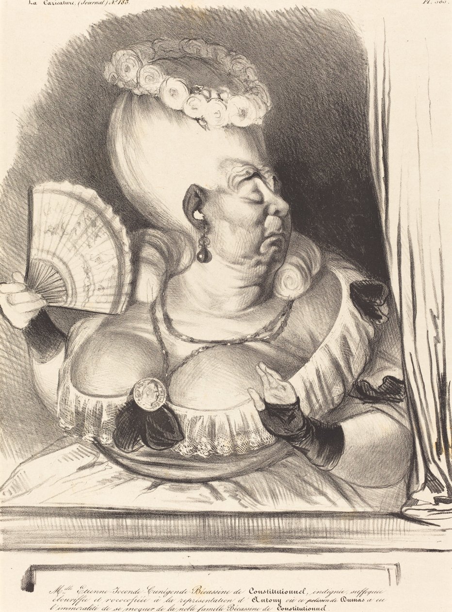 Ms. Etienne-Goconde-Cunégonde-Bécassine alkotó: Honoré Daumier