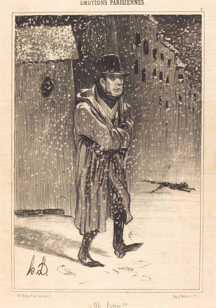 Ó szülőföld!!! alkotó: Honoré Daumier