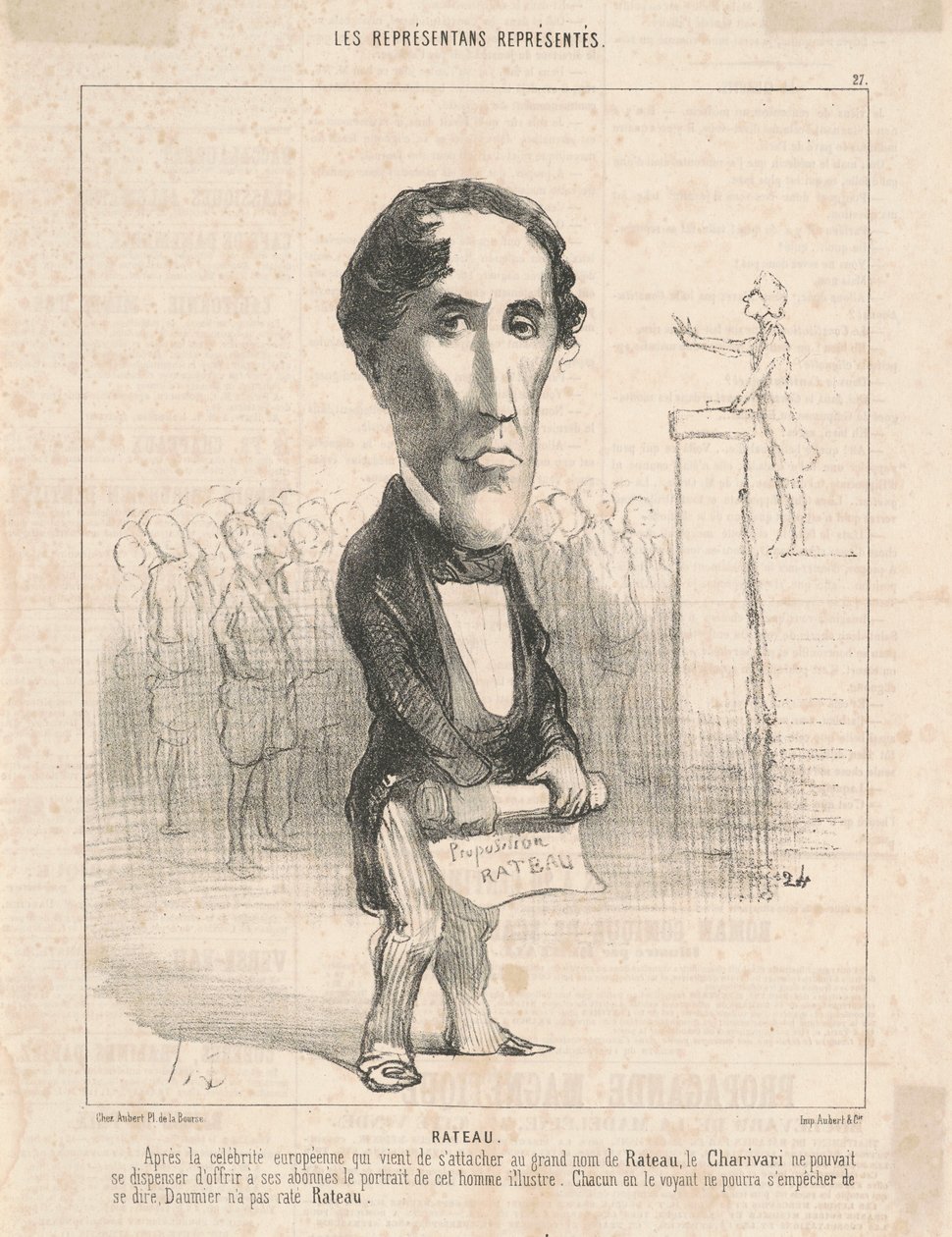 P. Lamotte Rateau alkotó: Honoré Daumier