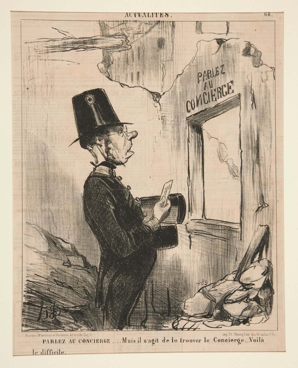Beszélj a házmesterrel alkotó: Honoré Daumier