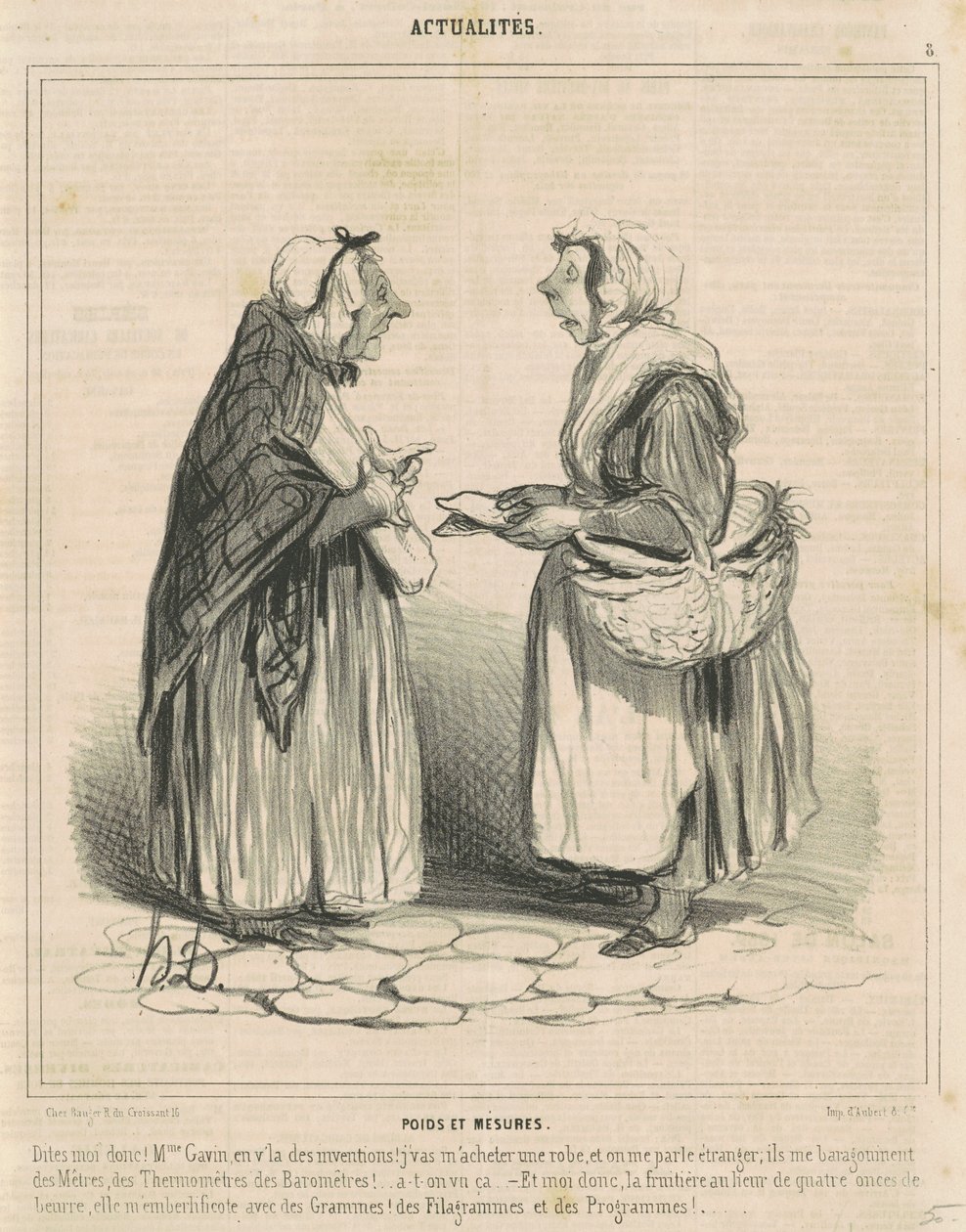 Súlyok és mértékek alkotó: Honoré Daumier