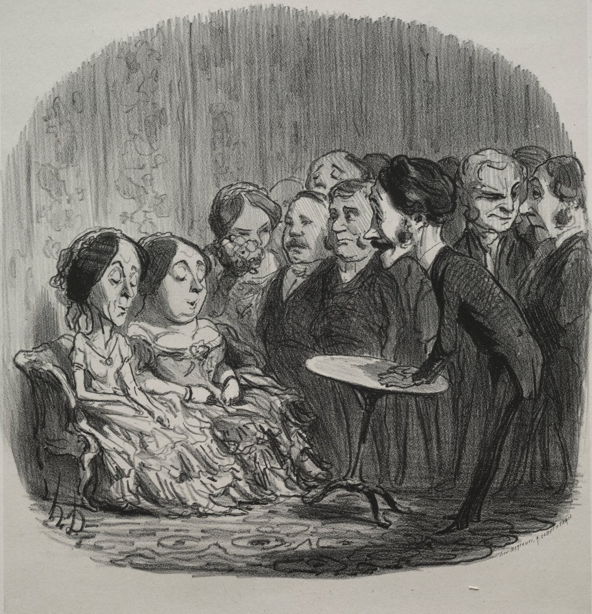 Rapping Spirits alkotó: Honoré Daumier