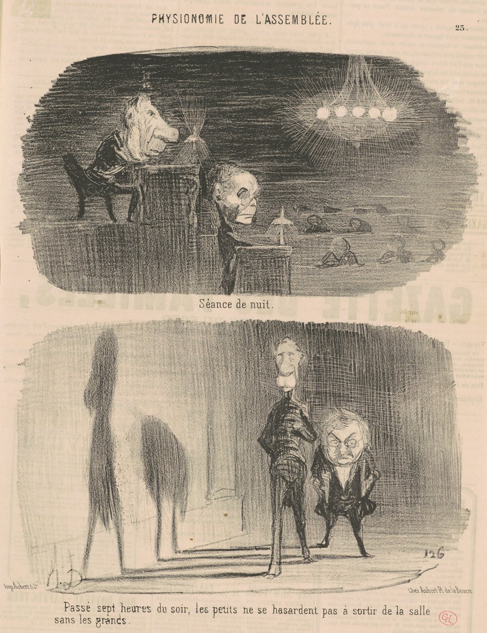 Éjszakai ülés alkotó: Honoré Daumier