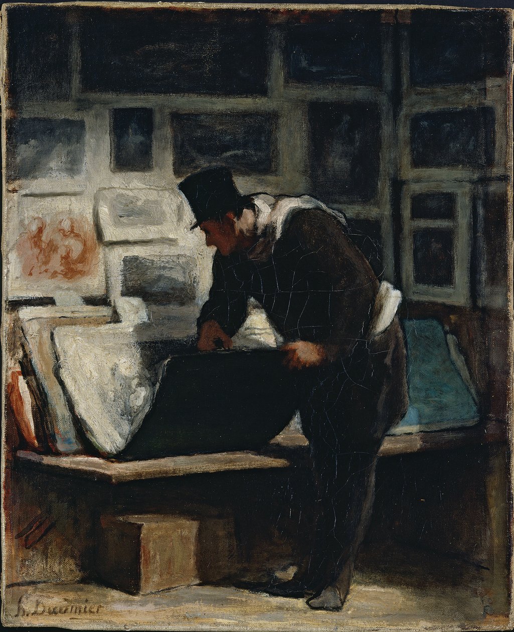 A nyomatgyűjtő alkotó: Honoré Daumier